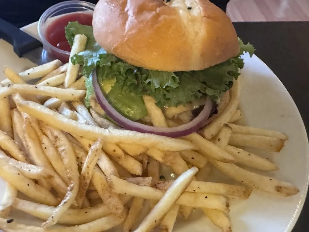 Cheeseburger and Fries